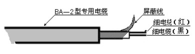 外貼式超聲波液位計(jì)電纜線示意圖