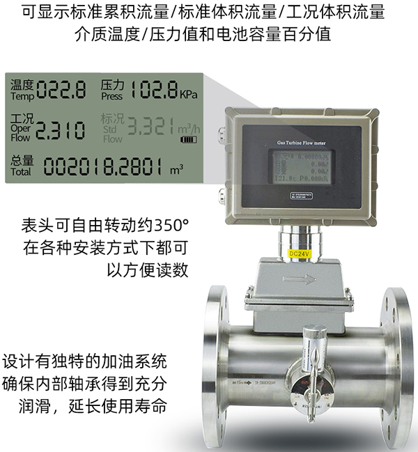 沼氣流量計液晶顯示圖